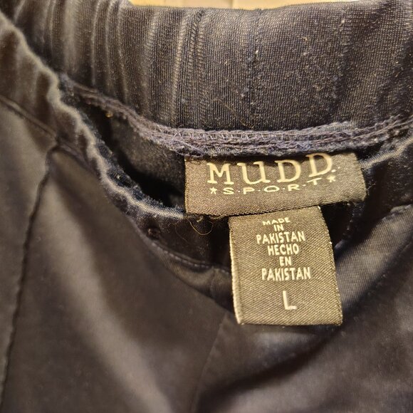 Mudd Sport Activewear Workout Pants Size Large Junior's Blue Polyester Y2K - Picture 5 of 11